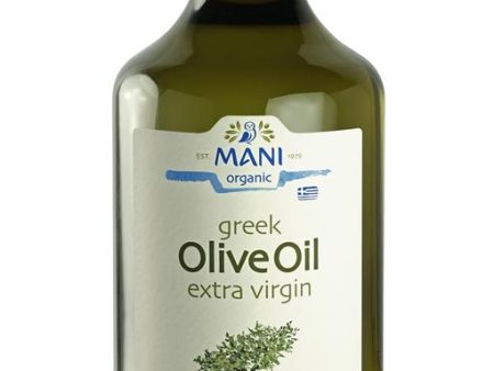 MANI Organic Extra Virgin Olive Oil 1L Online now