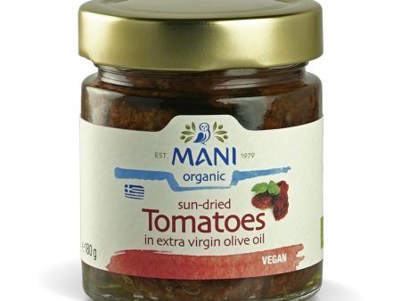 MANI Organic Sun-dried Tomatoes in Olive Oil 180g For Discount