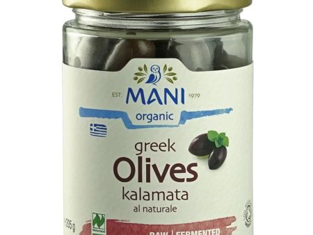 MANI Organic Kalamata Olives 205g on Sale