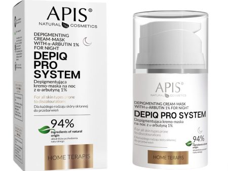 Depiq Pro System depigmentująca kremo-maska na noc z α-arbutyną 1% 50ml Sale