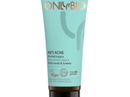 Anti Acne normalizująca pasta złuszczająca Pestki moreli & Szałwia 75ml Fashion