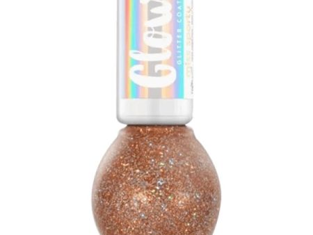 Glow Glitter Coat lakier do paznokci 040 Golden Warmth 7ml Discount