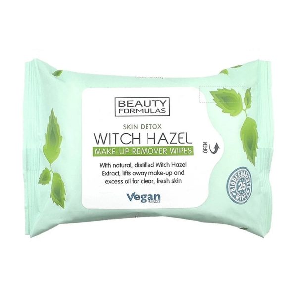 Witch Hazel Make-Up Remover Wipes chusteczki do demakijażu 25szt Fashion