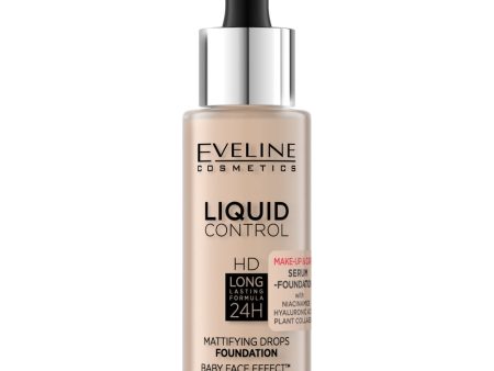 Liquid Control HD matujący podkład do twarzy z niacynamidem 010 Light Beige 32ml Online Hot Sale