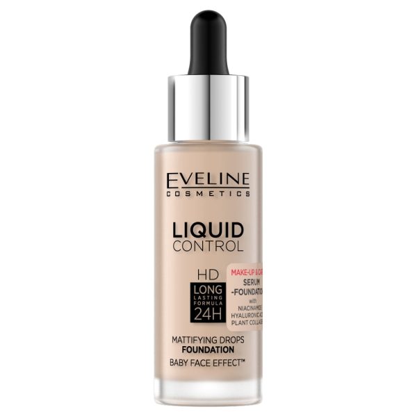 Liquid Control HD matujący podkład do twarzy z niacynamidem 010 Light Beige 32ml Online Hot Sale