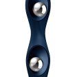 Double Ball-R dildo z kulkami gejszy Dark Blue Supply