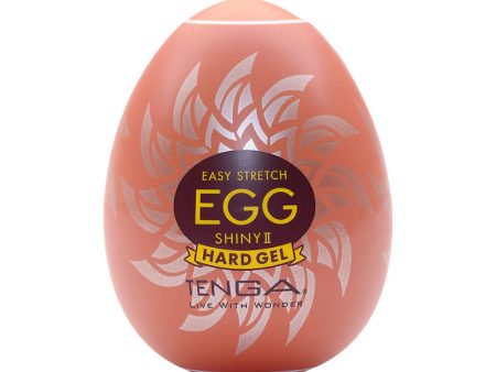 Easy Stretch Egg Shiny II Hard Gel jednorazowy masturbator w kształcie jajka Hot on Sale