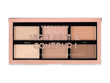 Highlight & Contour I Palette paleta do konturowania twarzy 15.6g Fashion