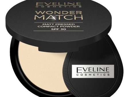 Wonder Match matowy puder prasowany z filtrem ochronnym SPF30 01 Light Beige 8g Online Hot Sale