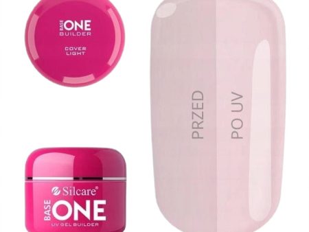 Base One Cover Light maskujący żel UV do paznokci 15g Hot on Sale