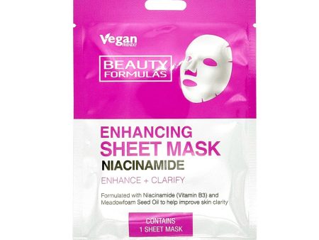 Enhancing Sheet Mask wzmacniająca maska z niacynamidem w płacie 1szt. For Discount