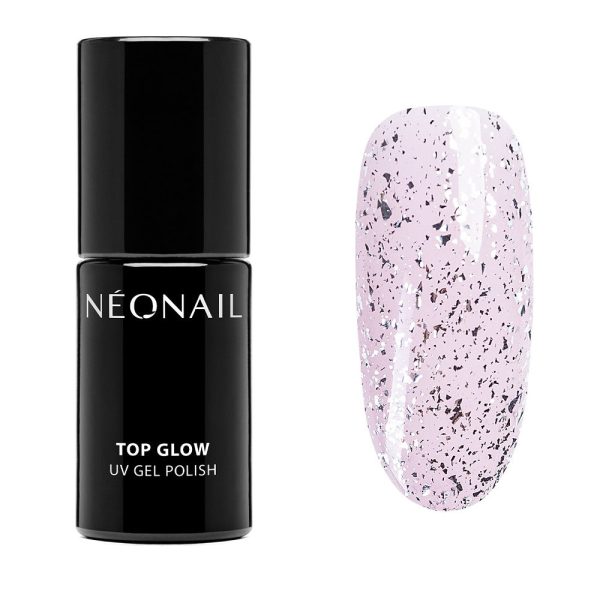 Top Glow top hybrydowy Silver Flakes 7.2ml Online now