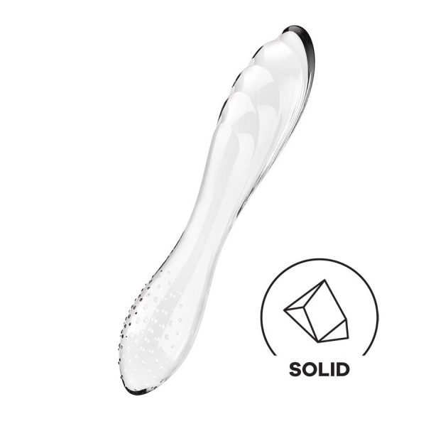 Dazzling Crystal 1 dildo szklane Transparent For Sale