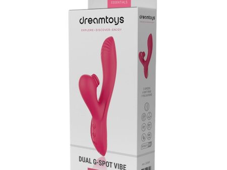 Essentials Dual G-Spot Vibe wibrator ze stymulatorem łechtaczki Pink Online Sale