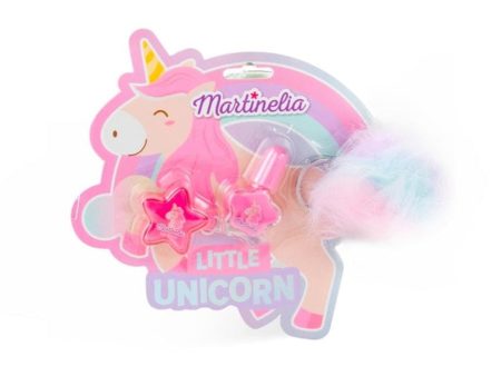 Little Unicorn Key Chain Set zestaw lakier do paznokci + błyszczyk do ust + breloczek Hot on Sale