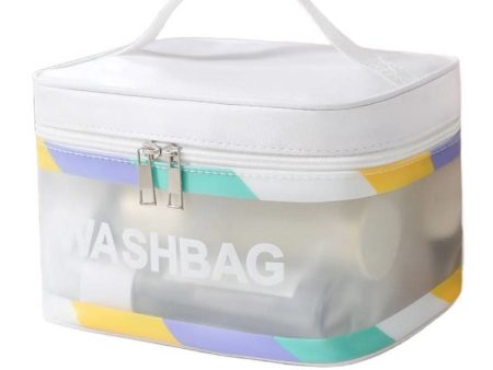 Washbag kuferek Biały Discount