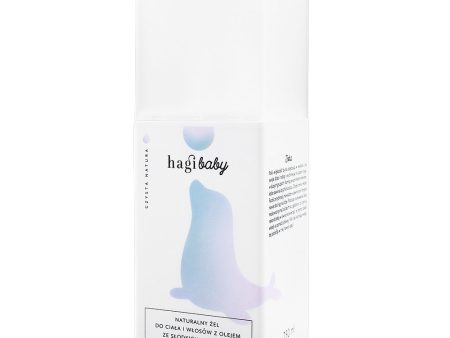 Baby naturalny żel do ciała i włosów z olejem ze słodkich migdałów 250ml For Discount