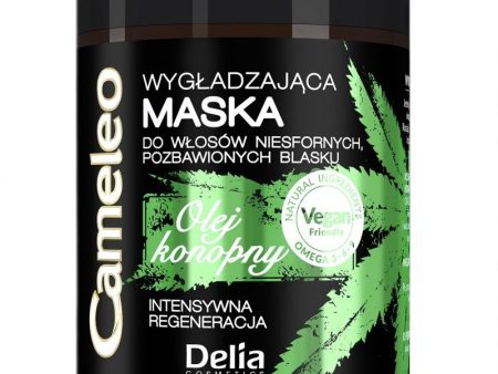 Green Hair Care wygładzająca maska z olejem konopnym do włosów niesfornych 250ml For Sale