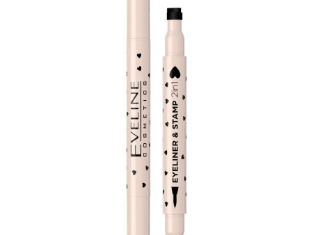 Eyeliner & Stamp 2in1 eyeliner ze stemplem 01 Serce Online Sale