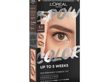 Brow Color zestaw do koloryzacji brwi 5.0 Brunette Hot on Sale