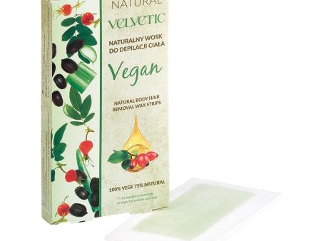 Velvetic Vegan naturalny wosk do depilacji ciała 16szt. Sale