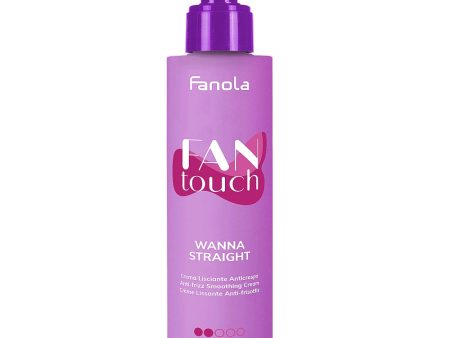 FanTouch Wanna Straight wygładzający krem przeciw puszeniu się włosów 195ml Hot on Sale