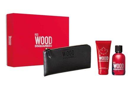 Red Wood Pour Femme zestaw woda toaletowa spray 100ml + żel pod prysznic 100ml + portfel Hot on Sale