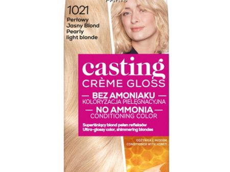 Casting Creme Gloss farba do włosów 1021 Jasny Perłowy Blond Hot on Sale