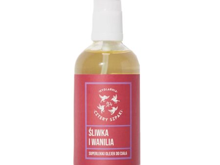 Superlekki olejek do ciała Śliwka i Wanilia 100ml Online now