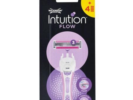 Intuition Flow maszynka do golenia dla kobiet i 4 wkłady For Discount