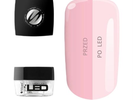 High Light Led Gel średniogęsty jednofazowy żel do paznokci French Pink 15g Hot on Sale