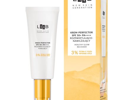 LAAB Tetra-C Yuzu krem-perfector SPF50 rozświetlająco-nawilżający 40ml Online Hot Sale