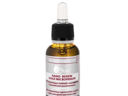 Beauty Cocktail Nano-Renew Gold Microfusion koktajl stymulujący z nanozłotem i komórkami macierzystymi 30ml For Sale