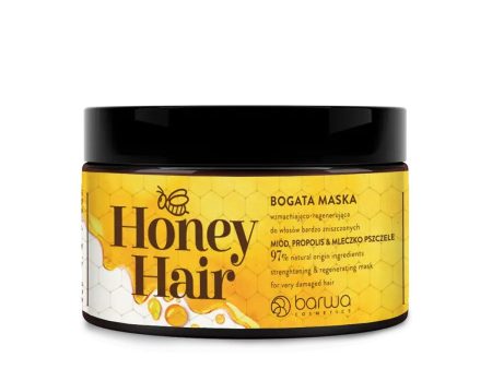 Honey Hair miodowa maska do włosów regenerująca 220ml Online Sale