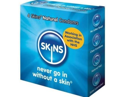 Natural Condoms klasyczne prezerwatywy 4szt. Online now