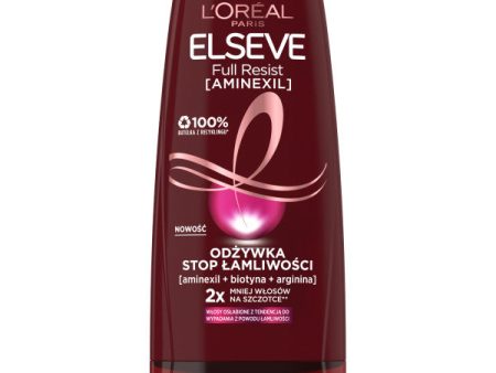 Elseve Full Resist odżywka  Stop Łamliwości  do włosów osłabionych z tendencją do wypadania z powodu łamliwości 200ml For Sale