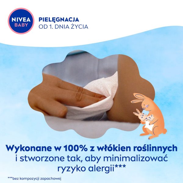 Baby Soft & Cream chusteczki biodegradowalne 2x57szt Sale