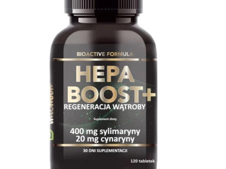 Hepa Boost+ regeneracja wątroby suplement diety 120 tabletek For Cheap