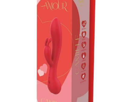 Amour Rabbit Vibe Camille wibrator króliczek Red Hot on Sale