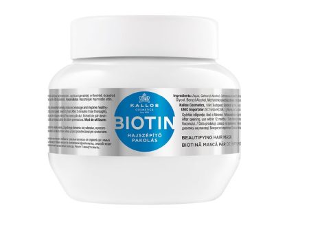 KJMN Biotin Beautifying Hair Mask upiększająca maska do włosów z biotyną 275ml Fashion