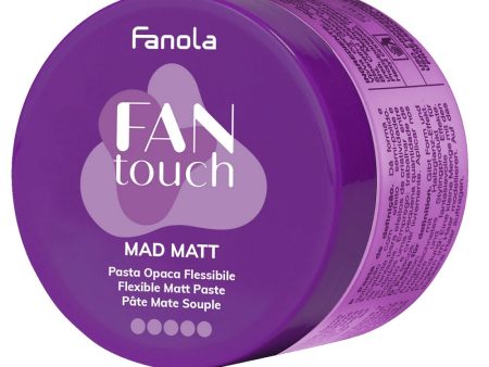 FanTouch Mad Matt elastyczna matowa pasta do włosów 100ml Online Hot Sale