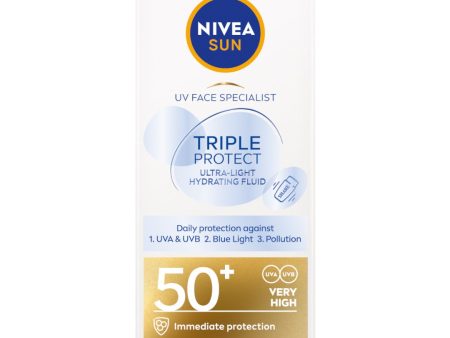 Sun Triple Protect fluid do twarzy SPF50+ 40ml For Discount