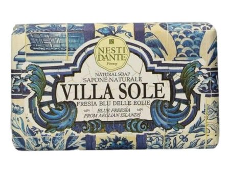 Villa Sole Fresia Blu Delle Eolie naturalne mydło w kostce 250g Online