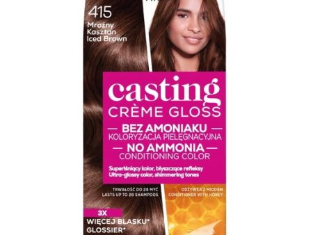 Casting Creme Gloss farba do włosów 415 Mroźny Kasztan For Cheap