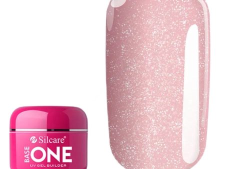 Base One Shimmer Misty Rose żel budujący do paznokci 50g Online Hot Sale