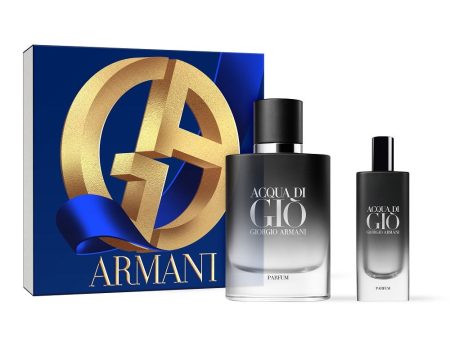 Acqua di Gio Pour Homme zestaw perfumy spray 75ml + perfumy spray 15ml Sale