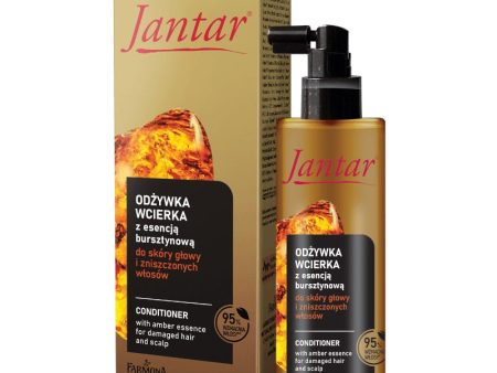 Jantar odżywka-wcierka z esencją bursztynową do skóry głowy i zniszczonych włosów 100ml For Discount