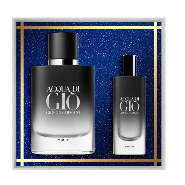 Acqua di Gio Pour Homme zestaw perfumy spray 75ml + perfumy spray 15ml Sale