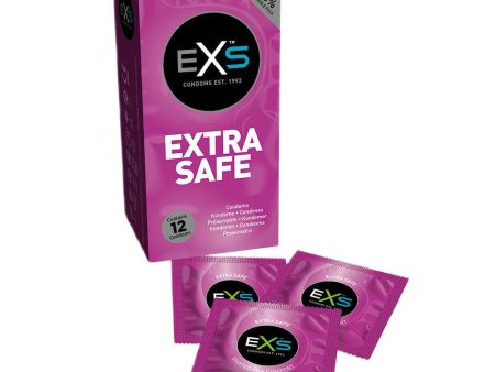 Extra Safe Condoms pogrubiane prezerwatywy 12szt. Sale