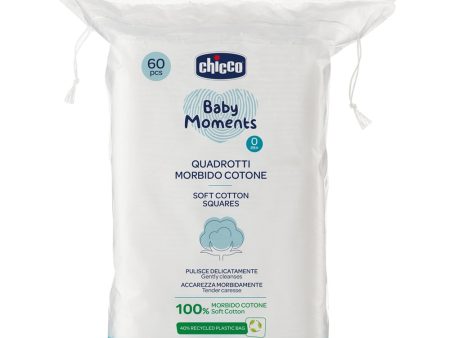 Baby Moments bawełniane waciki kosmetyczne 0m+ 60szt. Sale